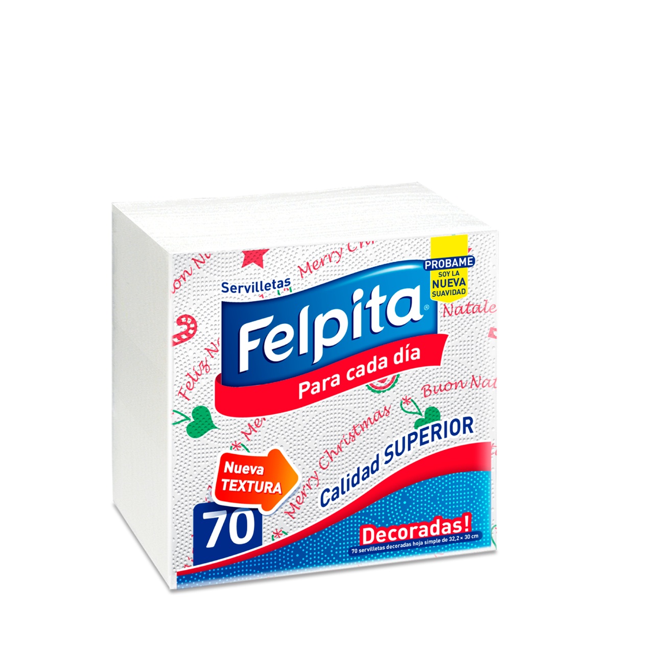 Servilletas Felpita 32x30 deco 70 unidades