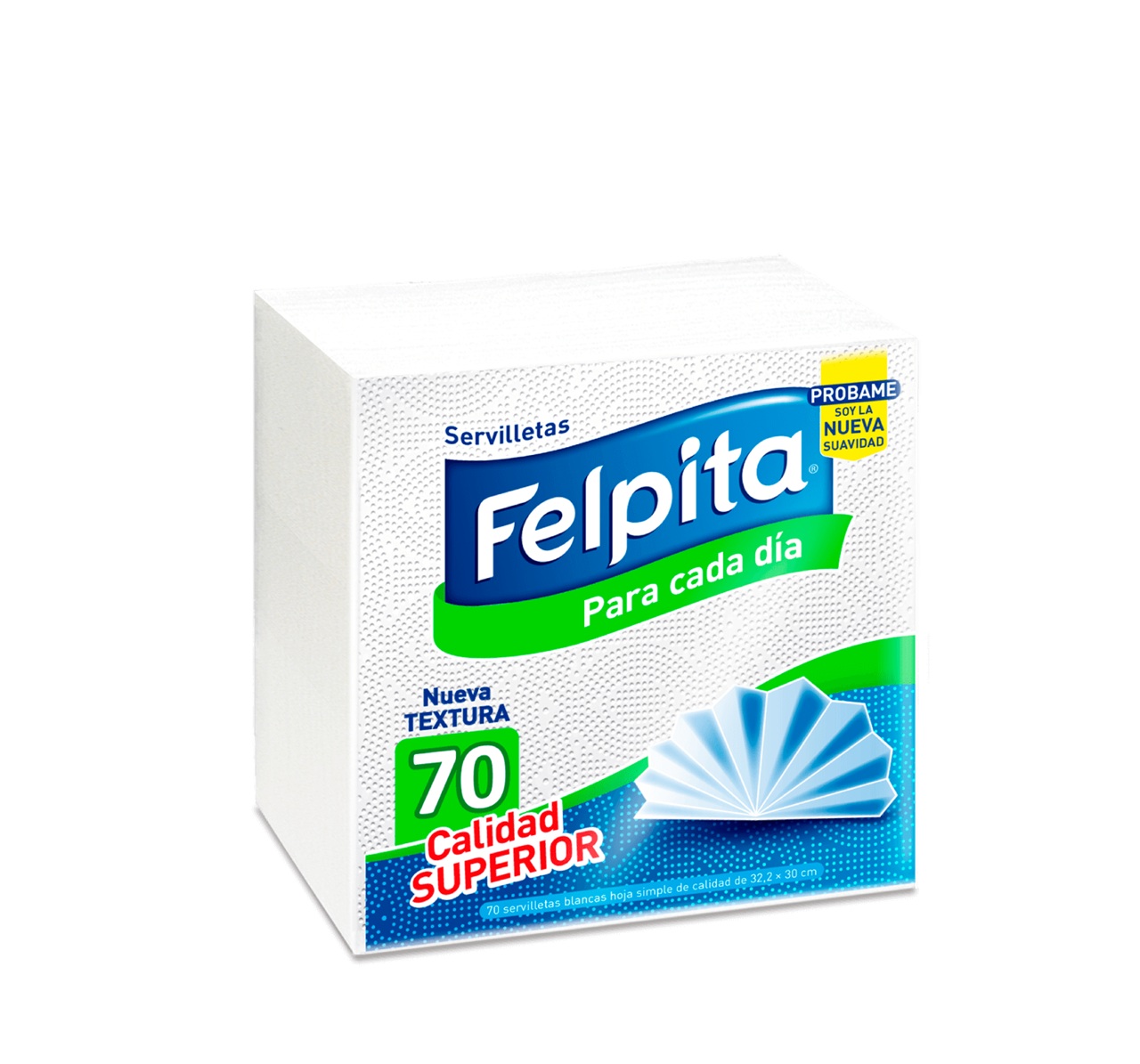 Servilletas Felpita blanca x 70